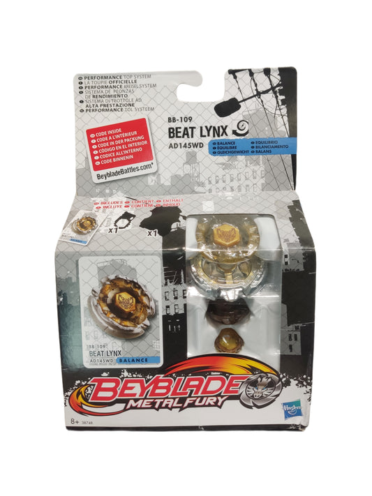 Beat Lynx BB-109 AD145WD Balance Hasbro Beyblade Metal Fury - Anime Beyond
