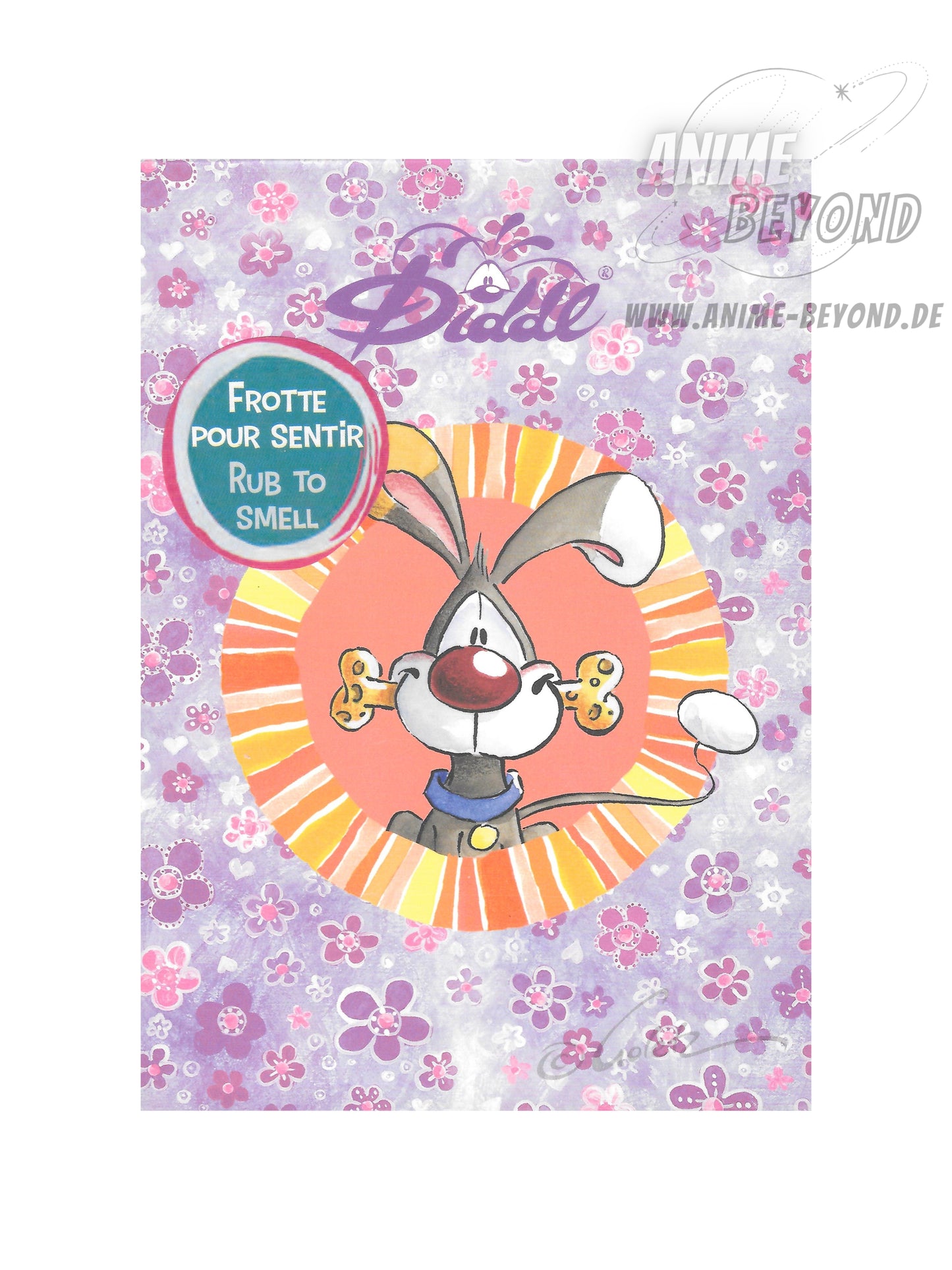 Diddl Duft-Blatt A6 Bibombl Lila Back to School 2026 Blockfrisch vom Duftblock