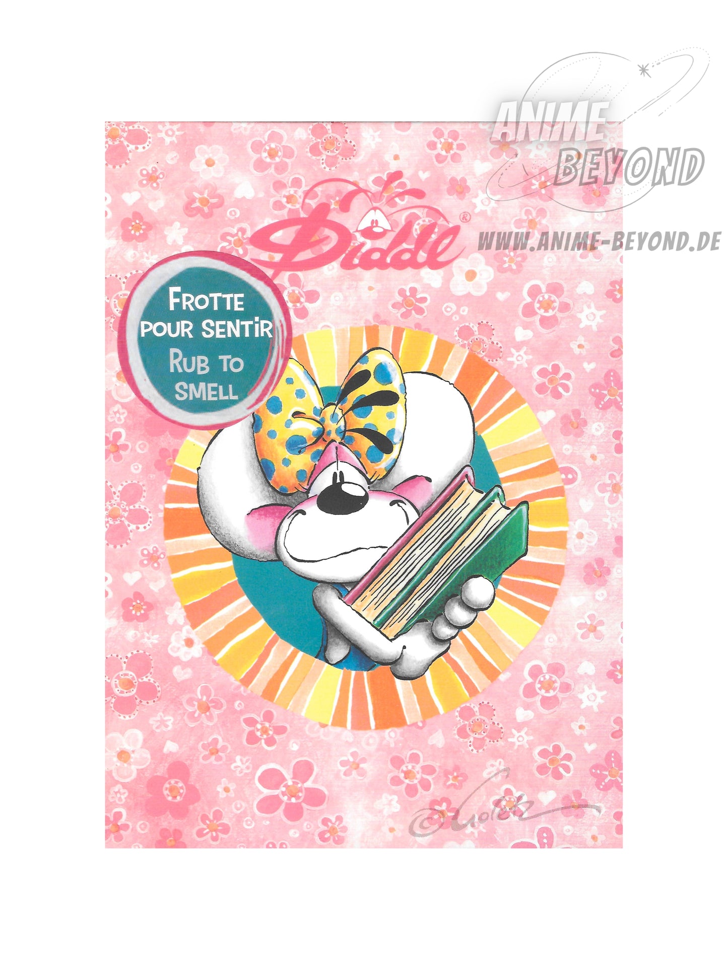 Diddl Duft-Blatt A6 Diddlina Rosa Back to School 2026 Blockfrisch vom Duftblock