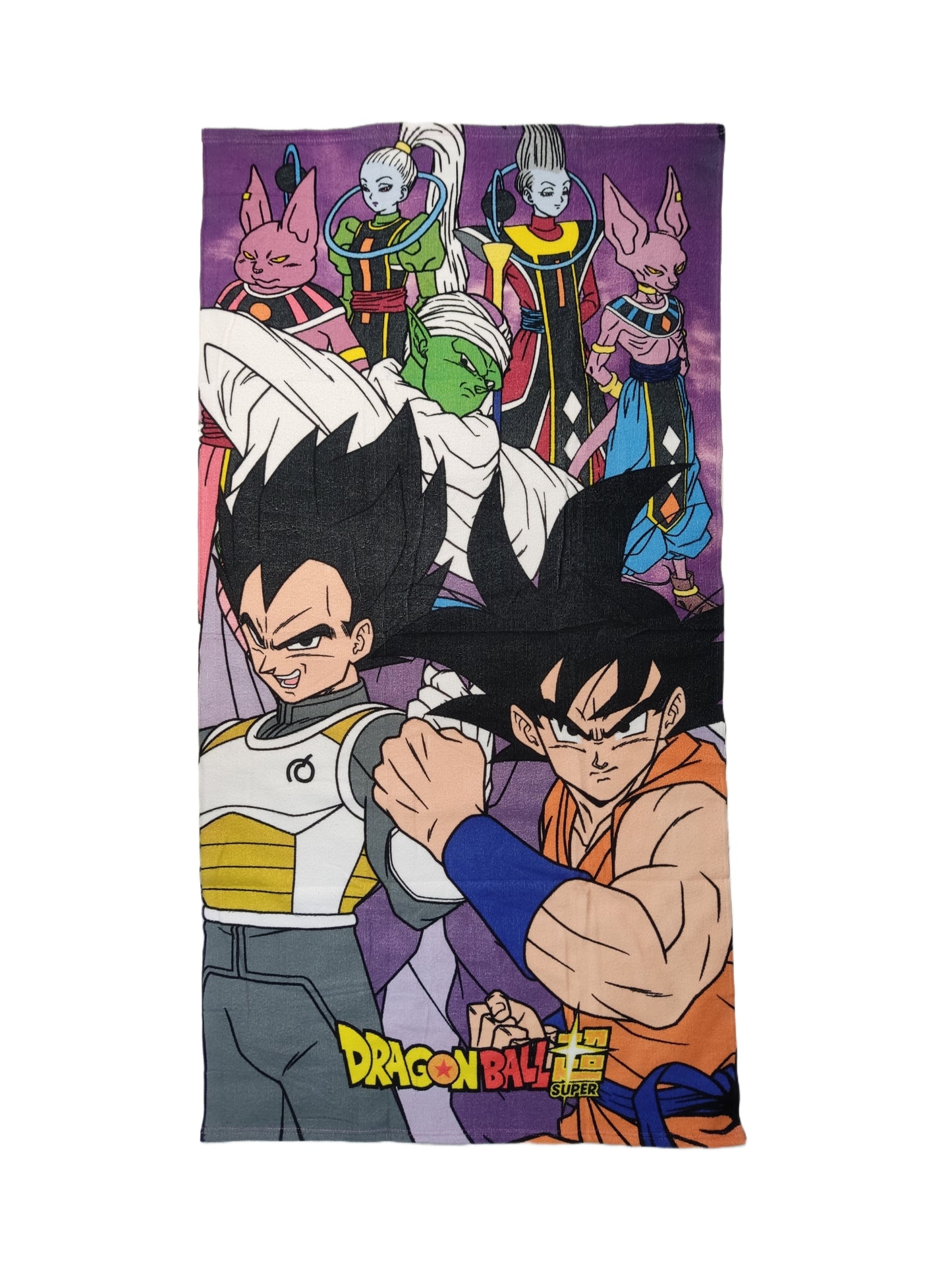 Dragon Ball Super Strandtuch in lila 140x70cm (Polyester) - Anime Beyond