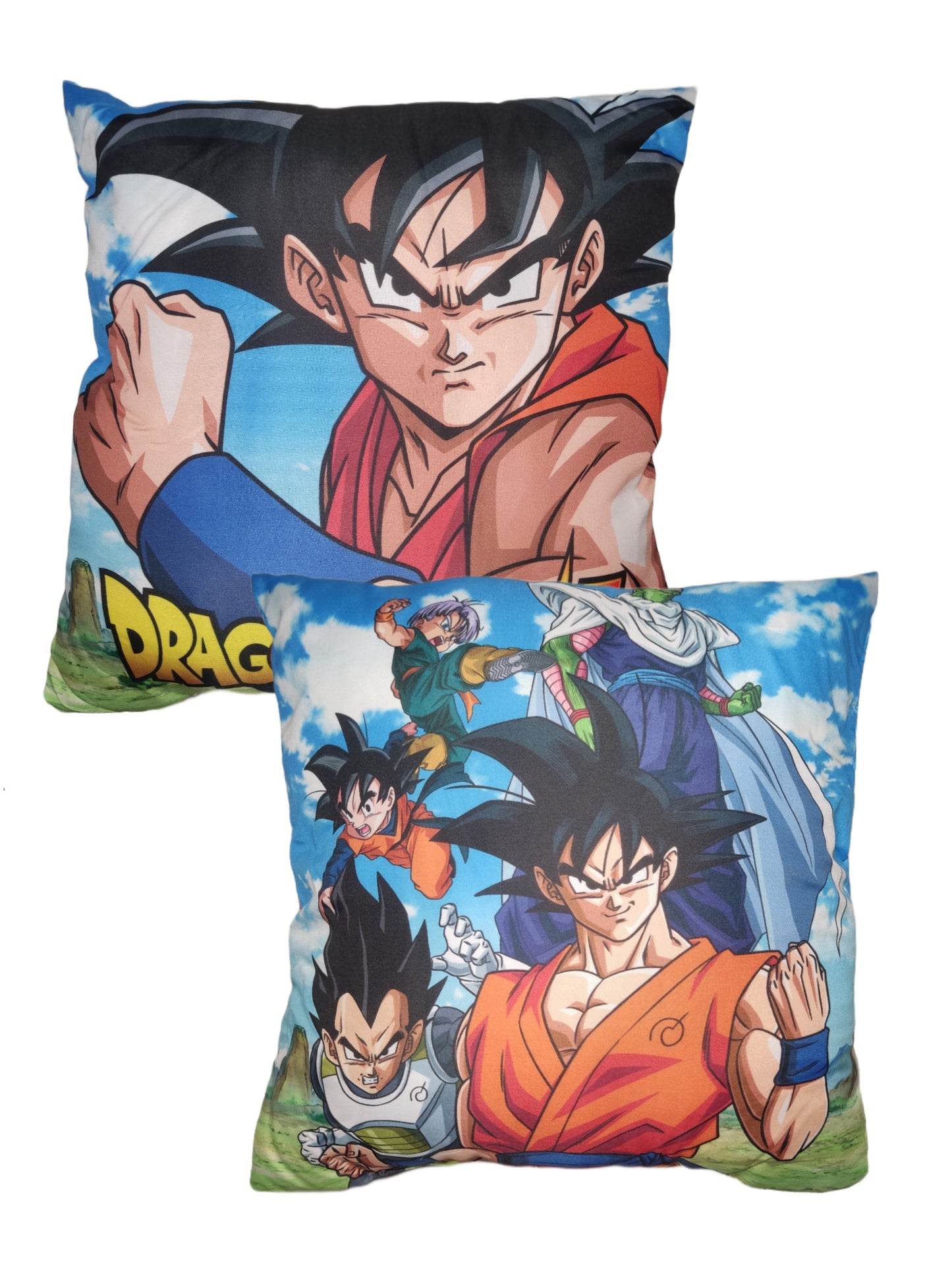 Dragon Ball Super - Son Goku Kissen Hellblau 35x35cm - Anime Beyond