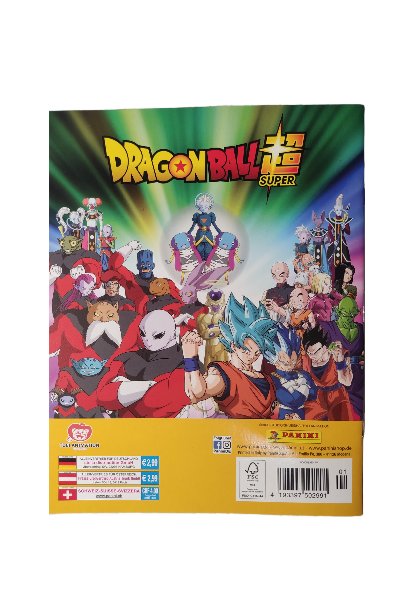 Dragon Ball Super - Ultimate Warriors Stickeralbum - Anime Beyond
