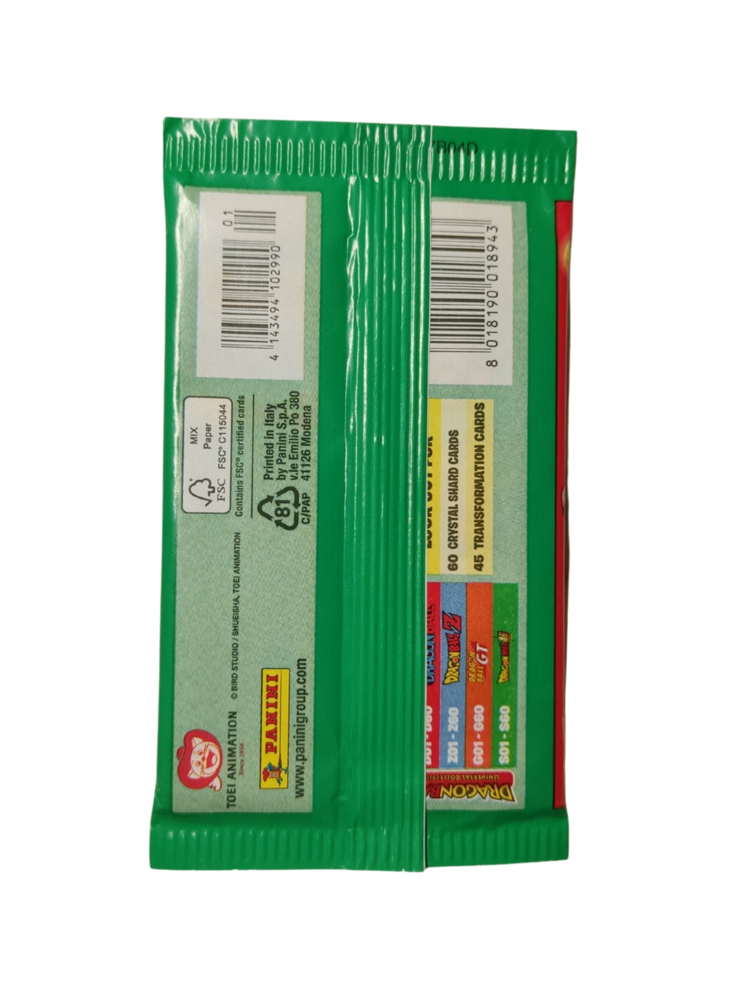 Dragon Ball Universal Trading Cards - Flowpack mit 8 Cards - Anime Beyond