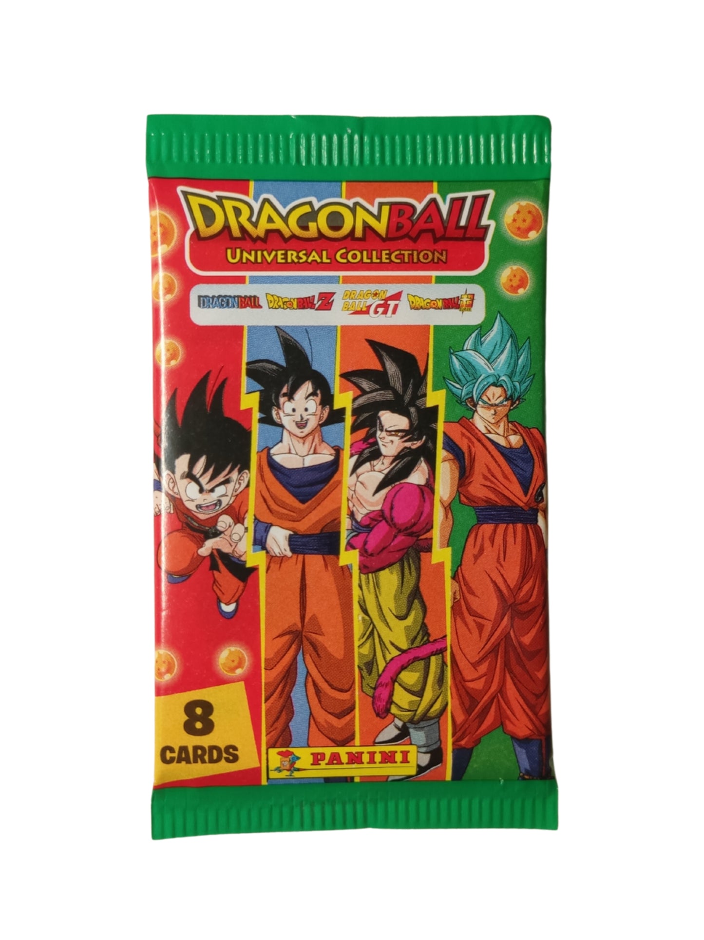 Dragon Ball Universal Trading Cards - Flowpack mit 8 Cards - Anime Beyond