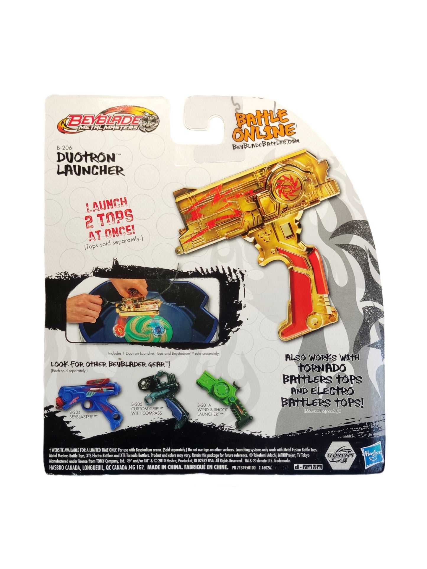 Hasbro Beyblader Gear Duotron Launcher B-206 - Anime Beyond