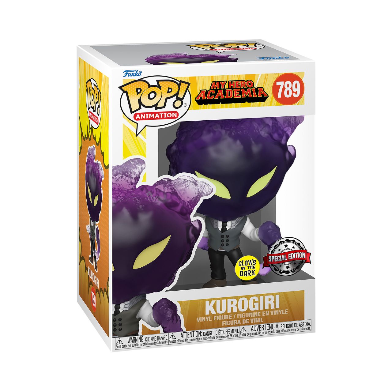 Funko Pop! Animation: My Hero Academia - Kurogiri (Glows In The Dark) - Anime Beyond