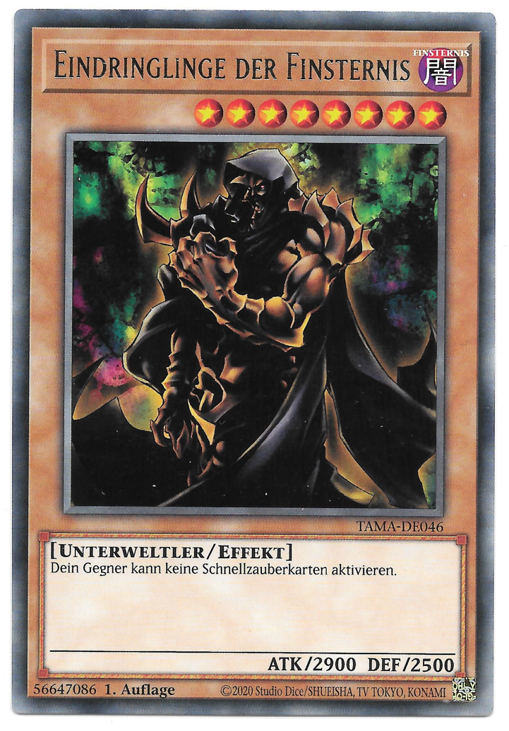 Yu-Gi-Oh! TAMA-DE046 - Eindringlinge der Finsternis (Rare) - Anime Beyond
