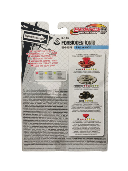Forbidden Ionis B-135 ED145FB Balance Hasbro Beyblade Metal Fury