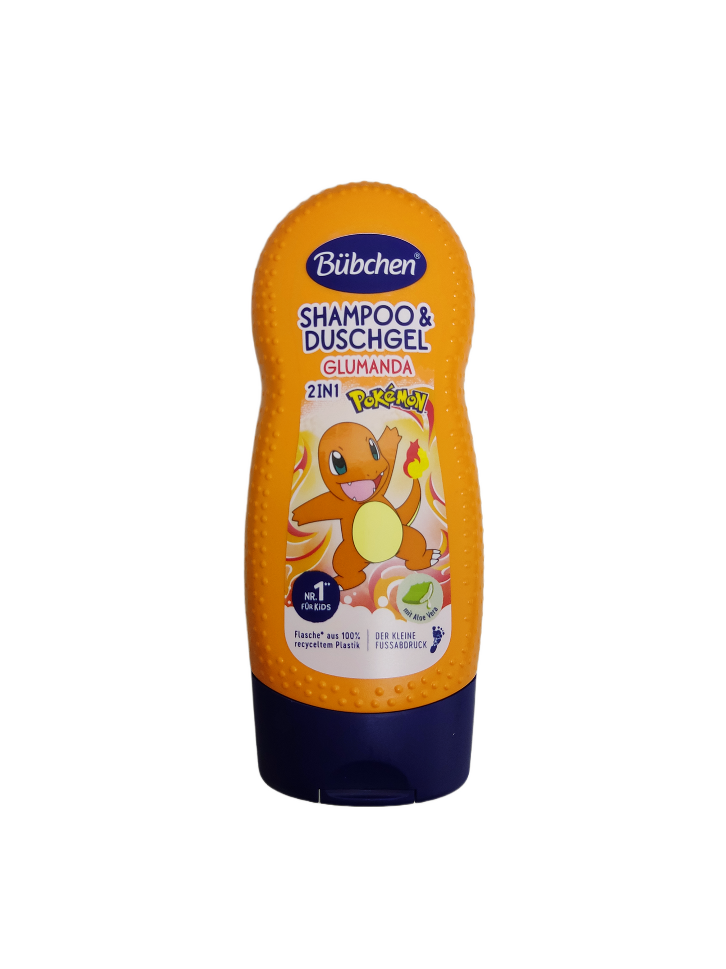 Pokémon Kinder Shampoo & Duschgel 2in1 Bübchen 230 ml - Glumanda (rot) - Anime Beyond
