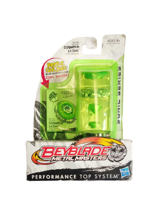 Legend Counter Leone BB-04A 145D Defense Hasbro Beyblade Metal Masters (Sonic Series) - Anime Beyond