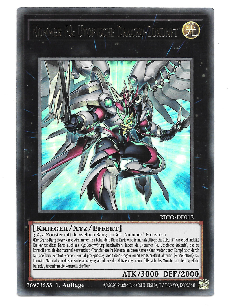 Yu-Gi-Oh! KICO-DE013 - Nummer F0: Utopische Dracho-Zukunft (Ultra Rare) - Anime Beyond