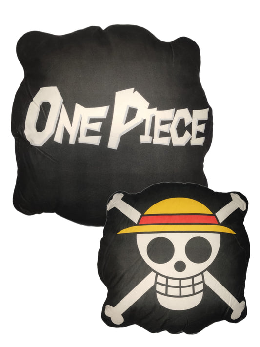 One Piece Totenkopf Kissen 40x40cm