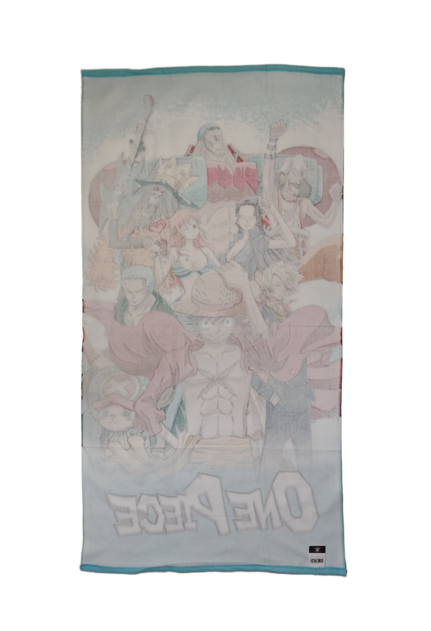 One Piece Strandtuch hellblau 140x70cm (Polyester) - Anime Beyond