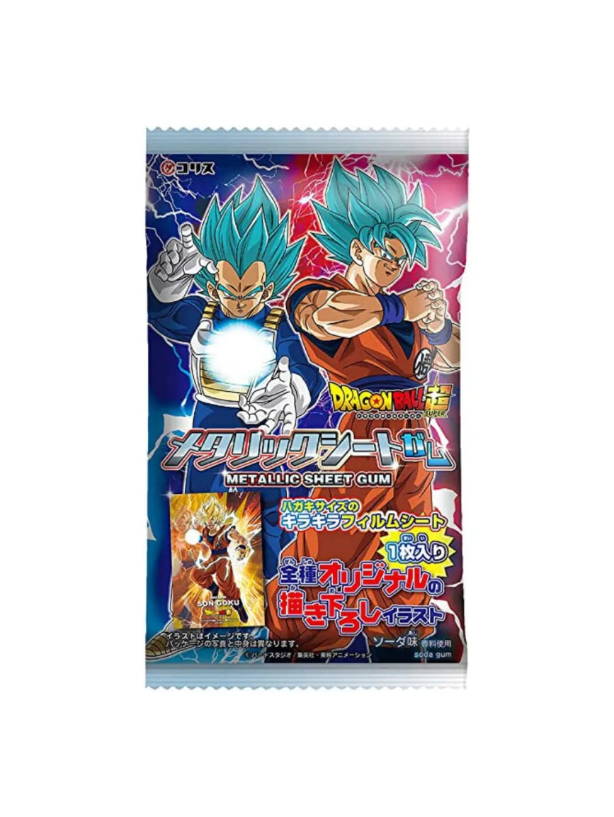 Dragon Ball Super - Metallic Sheet with Gum 4g - Coris - Anime Beyond