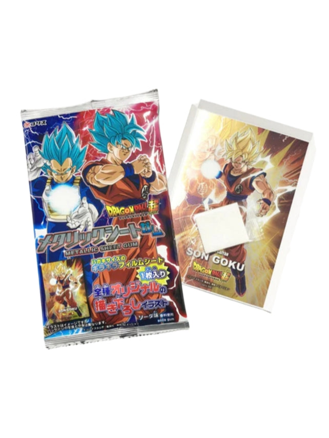 Dragon Ball Super - Metallic Sheet with Gum 4g - Coris - Anime Beyond