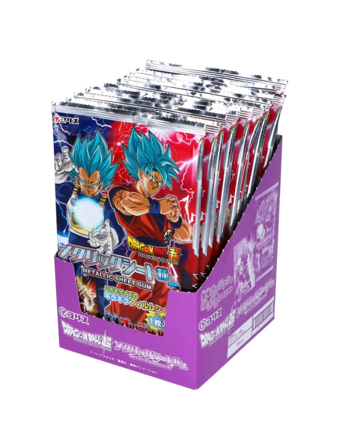 Dragon Ball Super - Metallic Sheet with Gum 4g - Coris - Anime Beyond