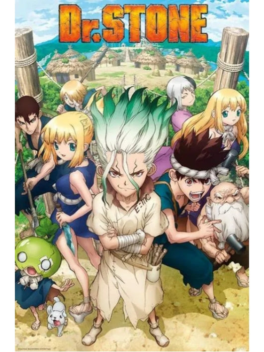 Dr. Stone - Group - 91,5x61 Poster - Anime Beyond
