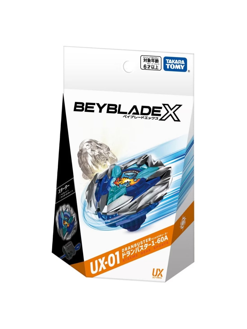 Dran Buster UX-01 1-60A Takara Tomy Beyblade X