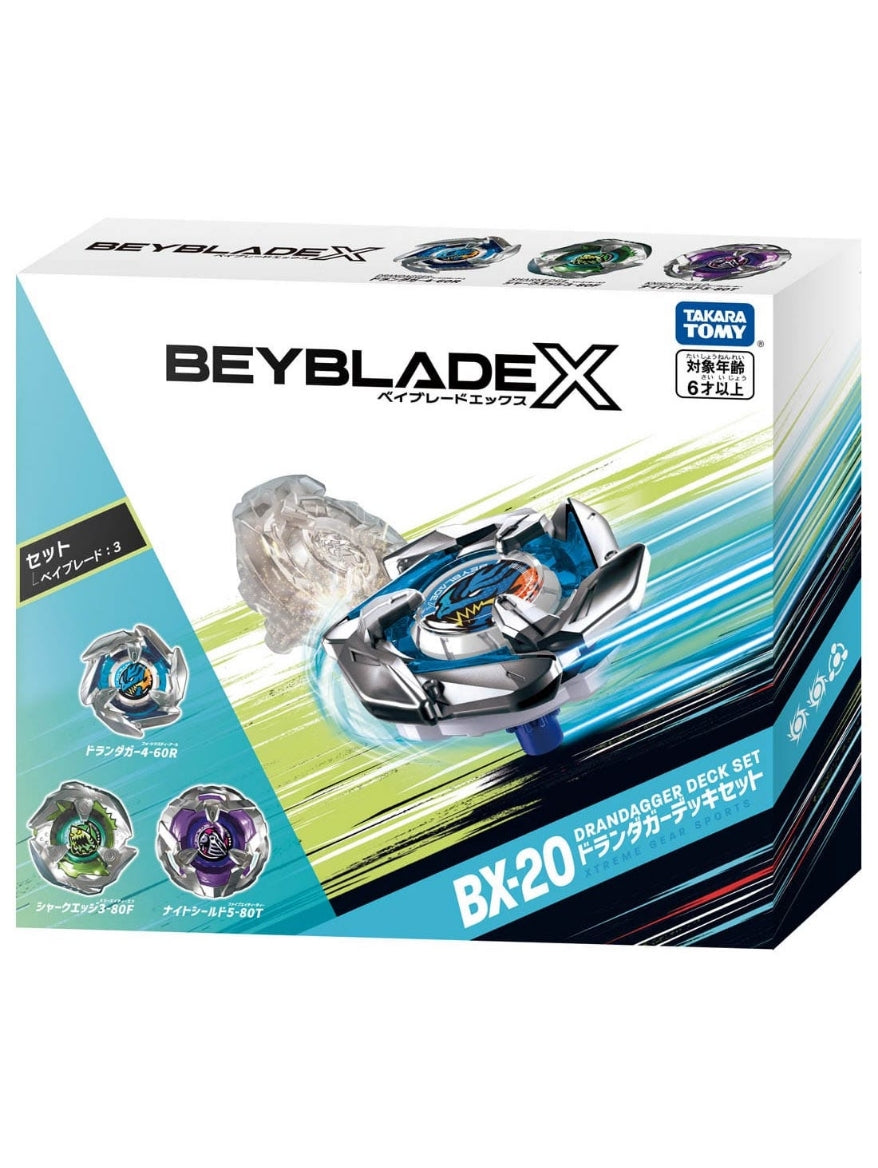 BX-20 Dran Dagger Deck Set Takara Tomy Beyblade X - Anime Beyond