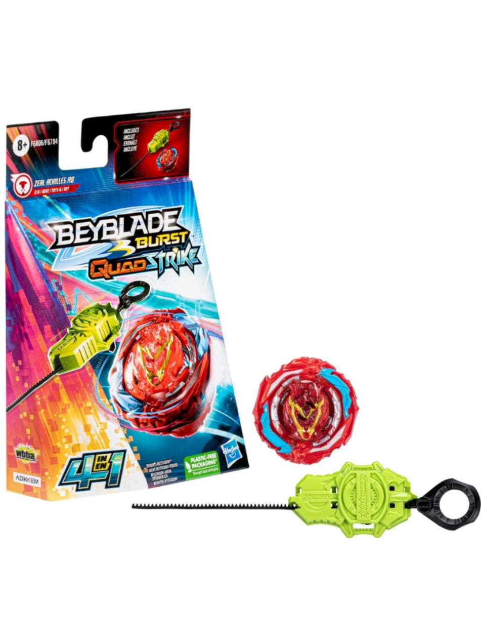 Zeal Achilles A8 Hasbro Beyblade Burst Quad Strike - Anime Beyond
