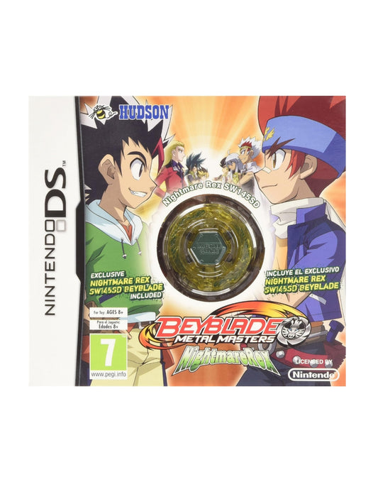 Beyblade Metal Masters - Nightmare Rex (Nintendo DS Spiel + Nightmare Rex Beyblade) - Anime Beyond