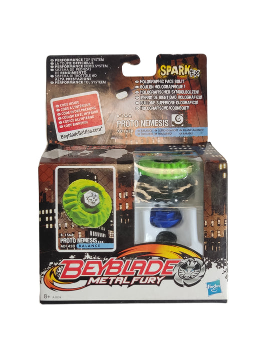 Proto Nemesis B-156A AD145D Balance Hasbro Beyblade Metal Fury Spark FX - Anime Beyond