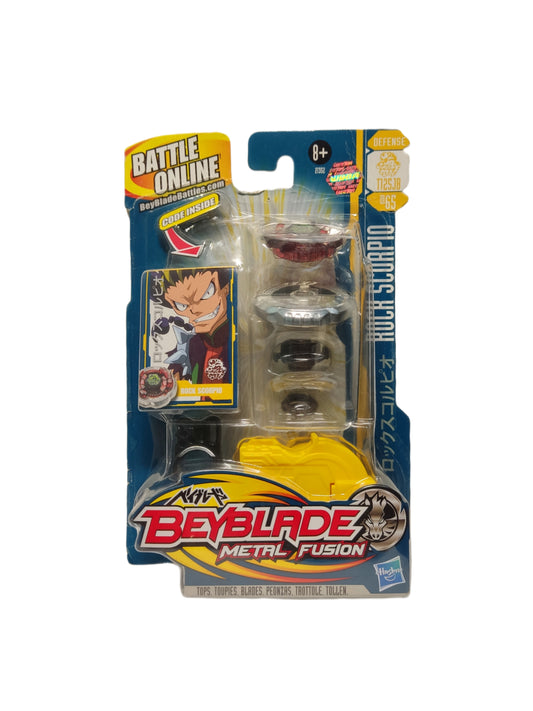 Rock Scorpio BB-65 T125JB Defense Hasbro Beyblade Metal Fusion - Anime Beyond