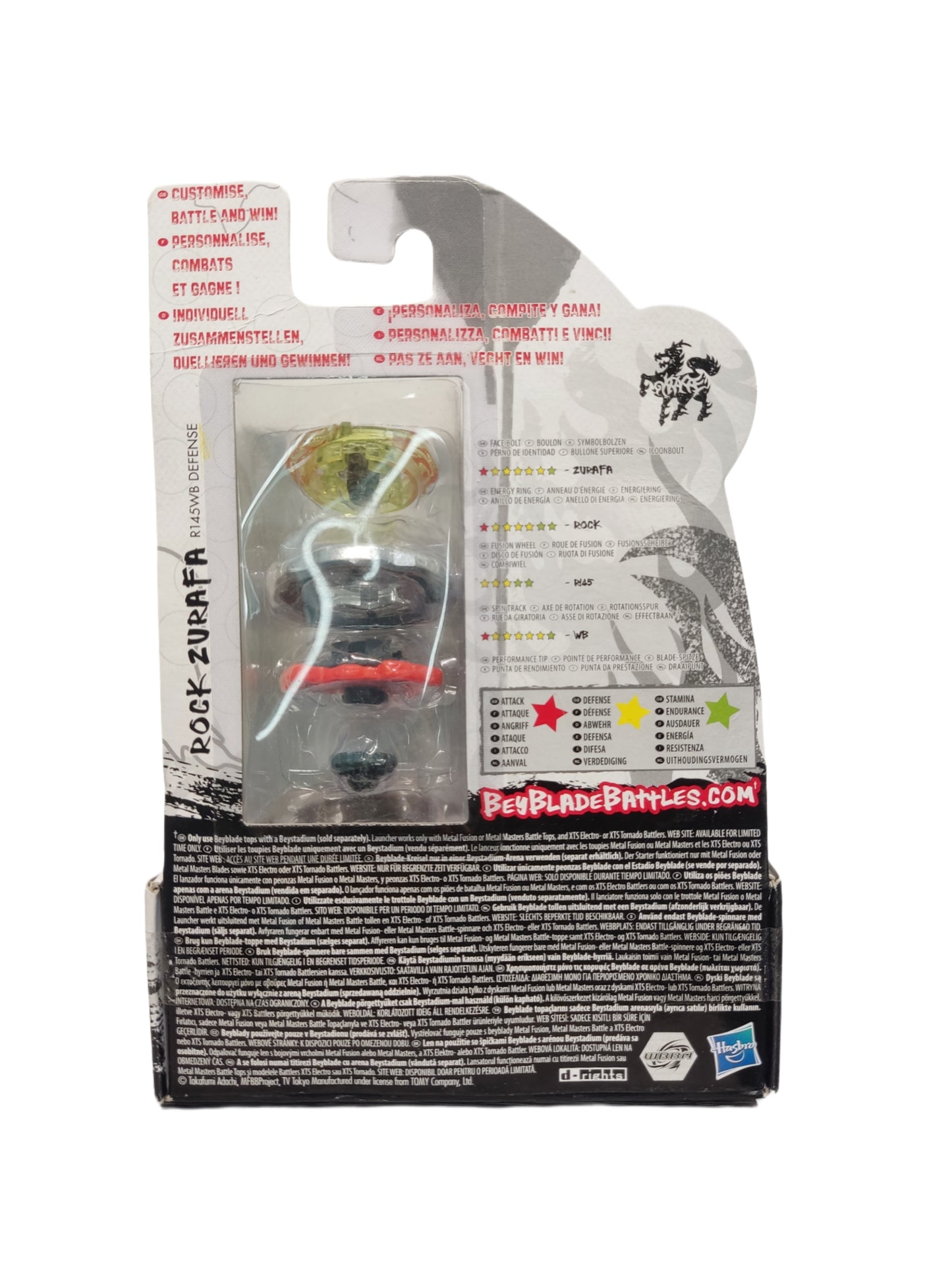 Rock Zurafa BB-78 R145WB Defense Hasbro Beyblade Metal Masters - Anime Beyond