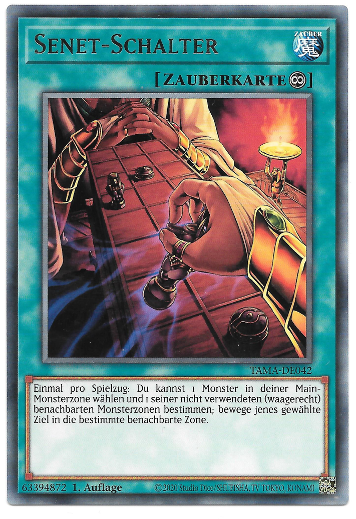 Yu-Gi-Oh! TAMA-DE042 - Senet-Schalter (Rare) - Anime Beyond