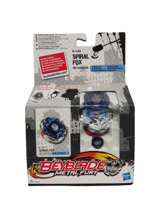 Spiral Fox B-145 TR145W2D Balance Hasbro Beyblade Metal Fury - Anime Beyond