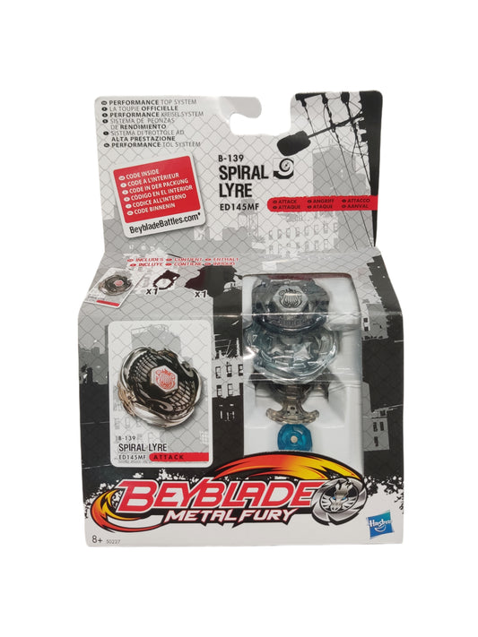 Spiral Lyre B-139 ED145MF Attack Hasbro Beyblade Metal Fury - Anime Beyond