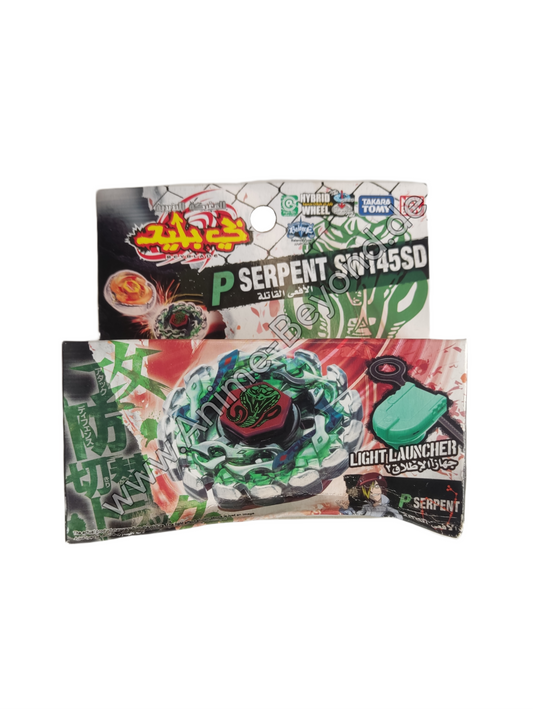 Newboy Poison Serpent SW145SD Takara Tomy Beyblade (beschädigte Verpackung) - Anime Beyond