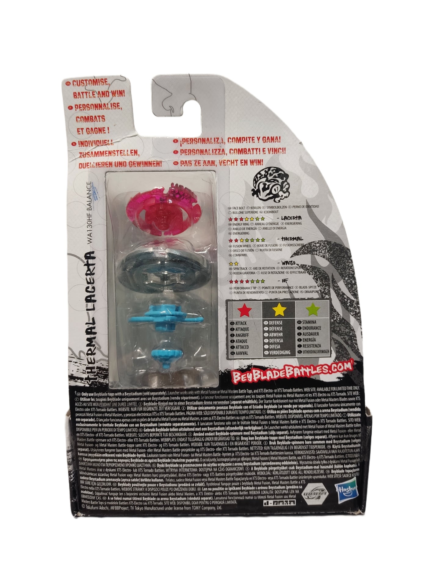 Thermal Lacerta BB-74 WA130HF Balance Hasbro Beyblade Metal Masters - Anime Beyond