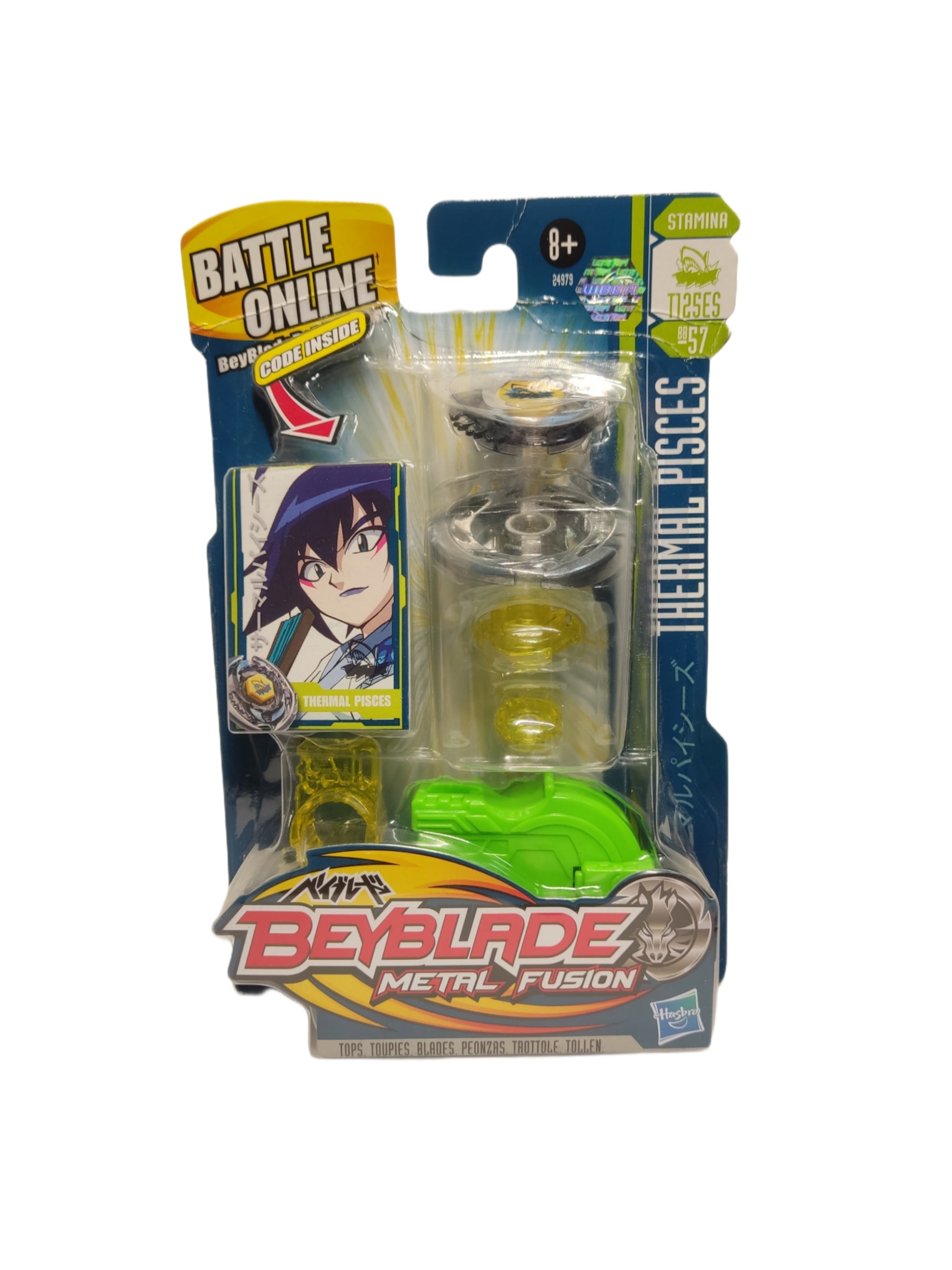 Thermal Pisces BB-57 T125ES Stamina Hasbro Beyblade Metal Fusion - Anime Beyond