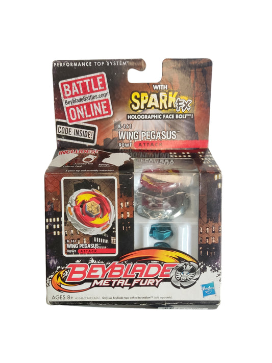 Wing Pegasus B-161 90WF Attack Hasbro Beyblade Metal Fury Spark FX - Anime Beyond