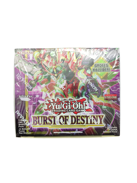 Yu-Gi-Oh! Burst of Destiny - Display Deutsch 1. Auflage