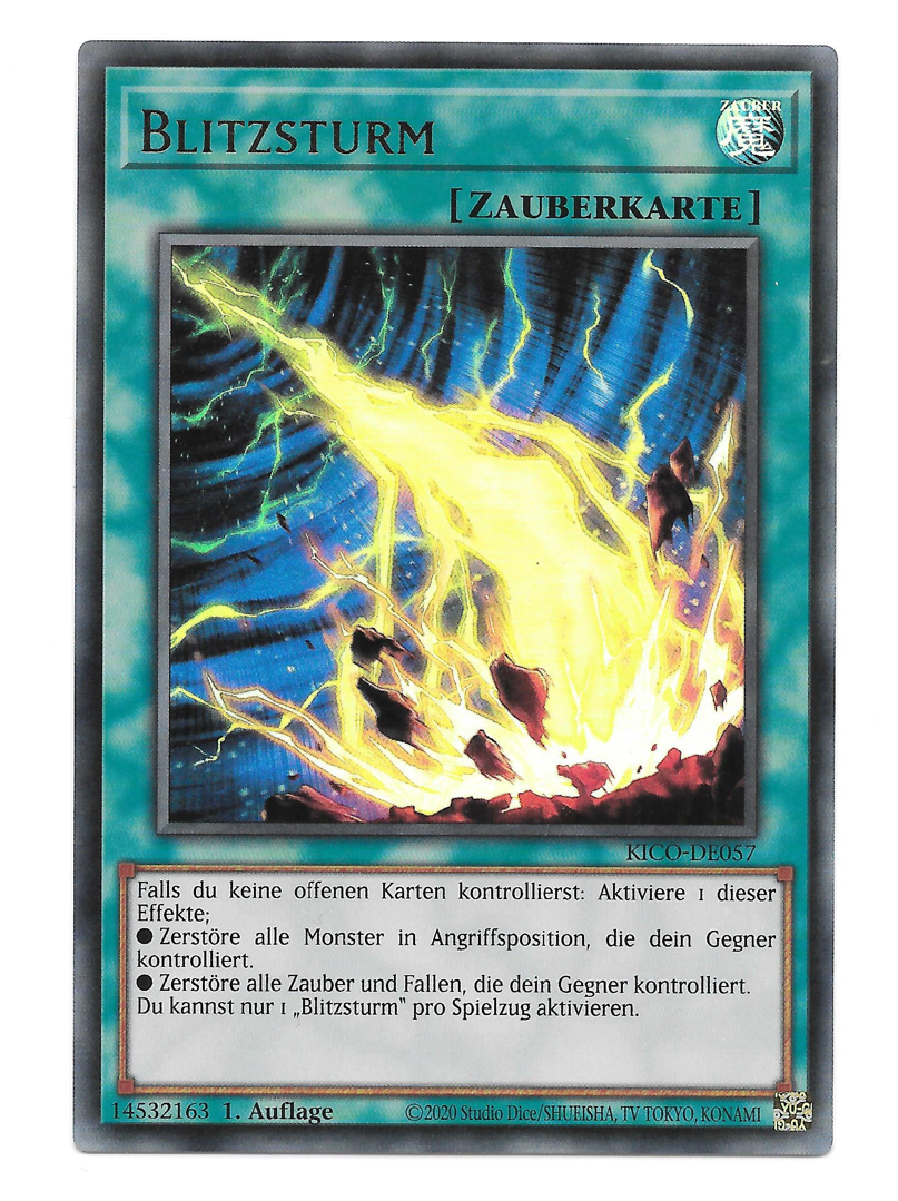 Yu-Gi-Oh! KICO-DE057 - Blitzsturm (Ultra Rare) - Anime Beyond