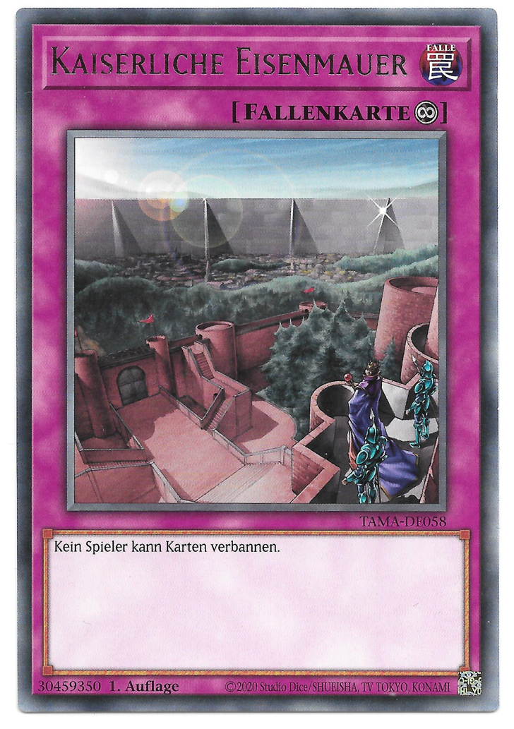 Yu-Gi-Oh! TAMA-DE058 - Kaiserliche Eisenmauer (Rare) - Anime Beyond