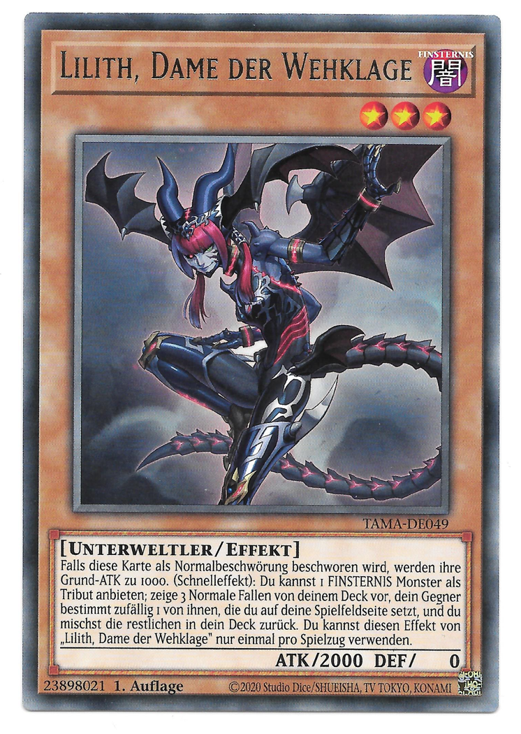 Yu-Gi-Oh! TAMA-DE049 - Lilith, Dame der Wehklage (Rare) - Anime Beyond