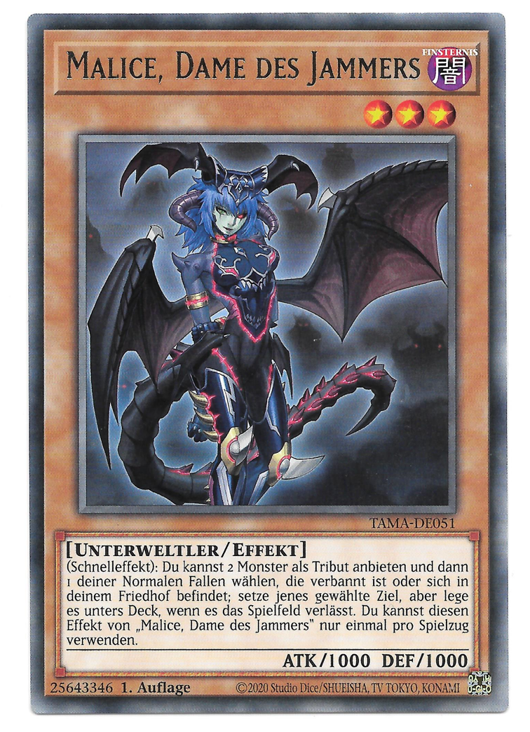 Yu-Gi-Oh! TAMA-DE051 - Malice, Dame des Jammers (Rare) - Anime Beyond