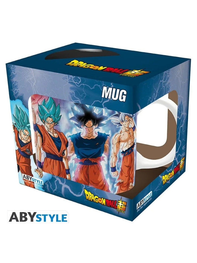 Dragon Ball Super - Goku Transformations - 320ml Tasse - Anime Beyond