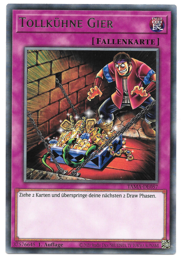 Yu-Gi-Oh! TAMA-DE057 - Tollkühne Gier (Rare) - Anime Beyond