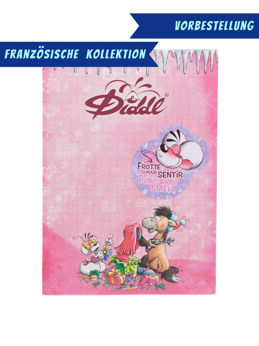 Diddlina & Loupsily Geschenke öffnen Diddl Duftblock A6 Pink / Kaugummi-Duft / französische Winterkollektion 2026 ❄️ VORBESTELLUNG
