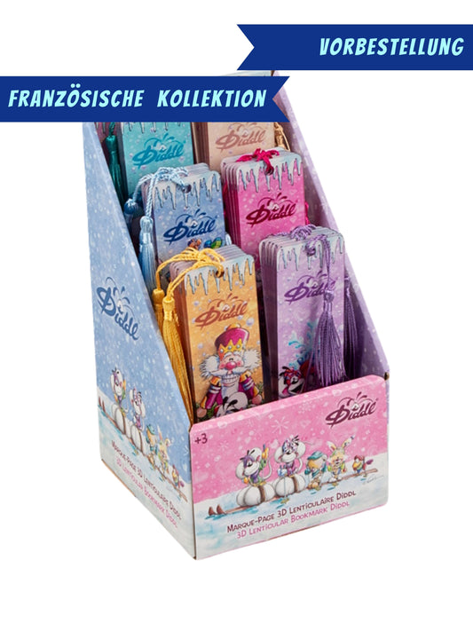 Diddl 3D Wackelbild Lesezeichen / Motiv frei wählbar / französische Winterkollektion 2026 ❄️ VORBESTELLUNG