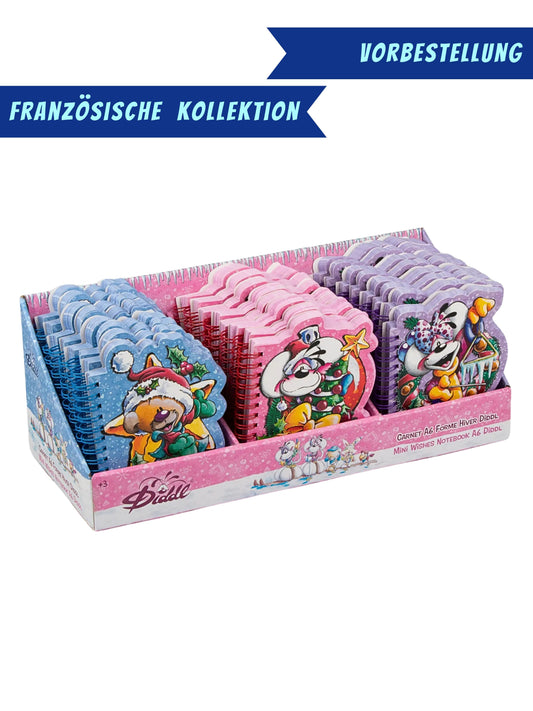 Diddl A6 Form-Notizbuch  / Variante frei wählbar / französische Winterkollektion 2026 ❄️ VORBESTELLUNG