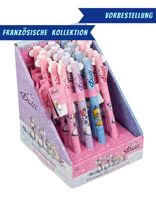 Diddl radierbarer Stift / Variante frei wählbar / französische Winterkollektion 2026 ❄️ VORBESTELLUNG
