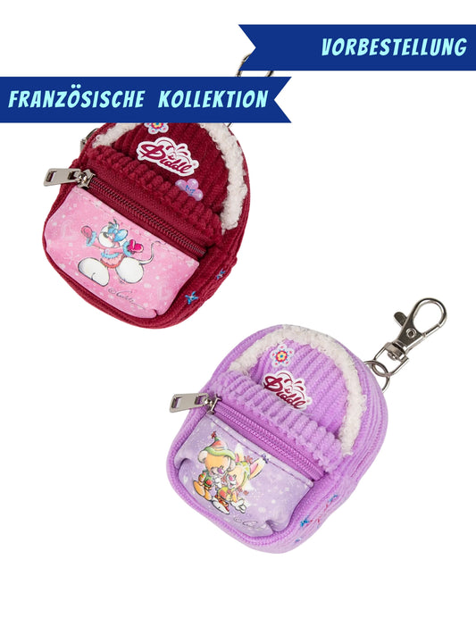 Diddlina / Pimboli & Mimihopps Mini-Rucksack Schlüsselanhänger / Variante frei wählbar / französische Winterkollektion 2026 ❄️ VORBESTELLUNG