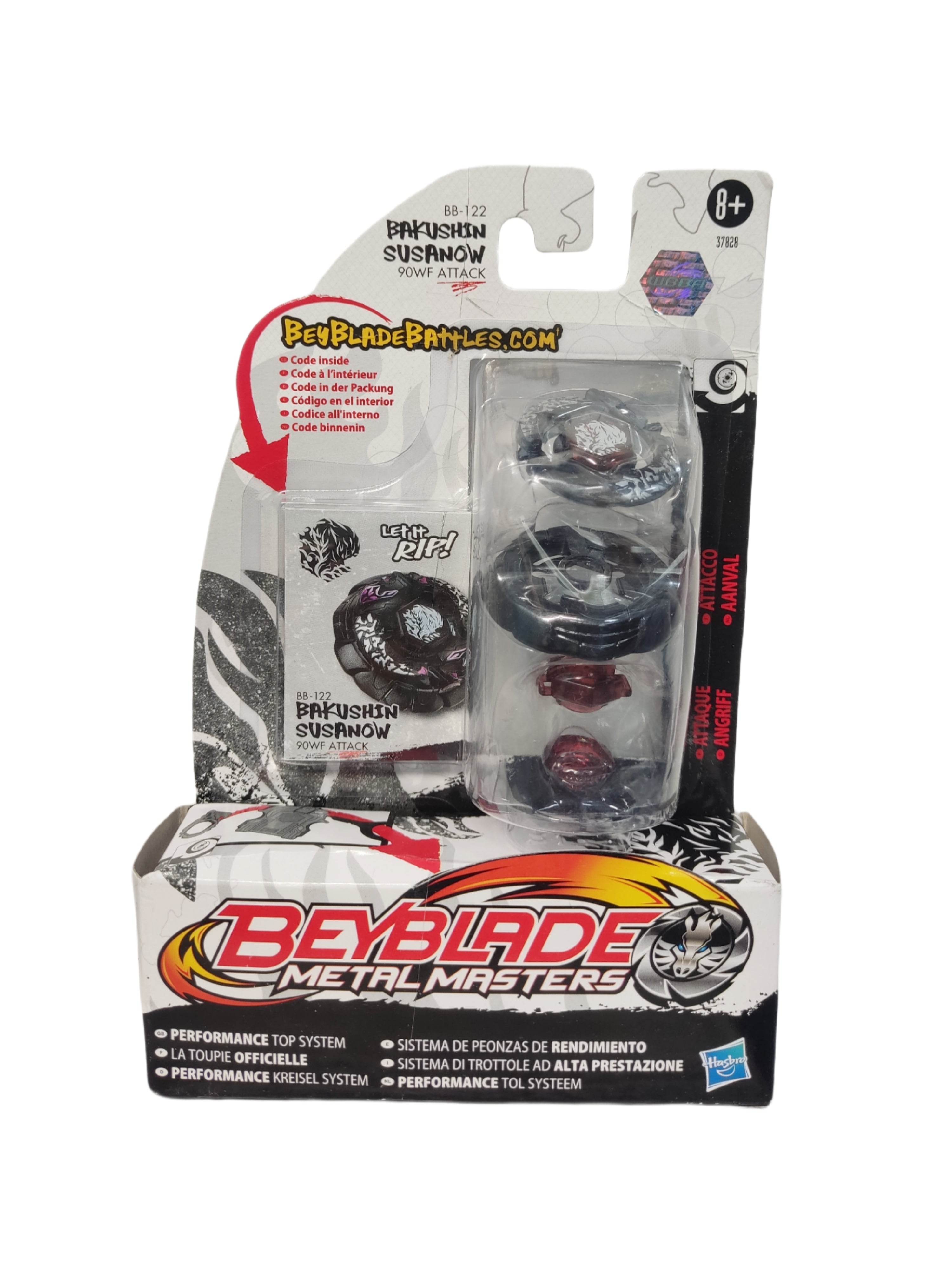 Bakushin Susanow BB-122 90WF Attack Hasbro Beyblade Metal Masters ...