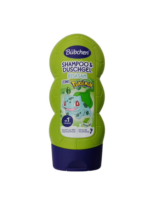 Pokémon Kinder Shampoo & Duschgel 2in1 Bübchen 230 ml - Bisasam (grün)