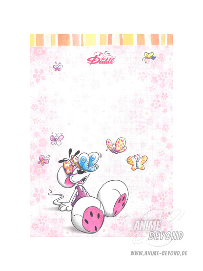Diddl Duft-Blatt A5 Diddlina Sommer Rosa 2026 Blockfrisch vom Duftblock